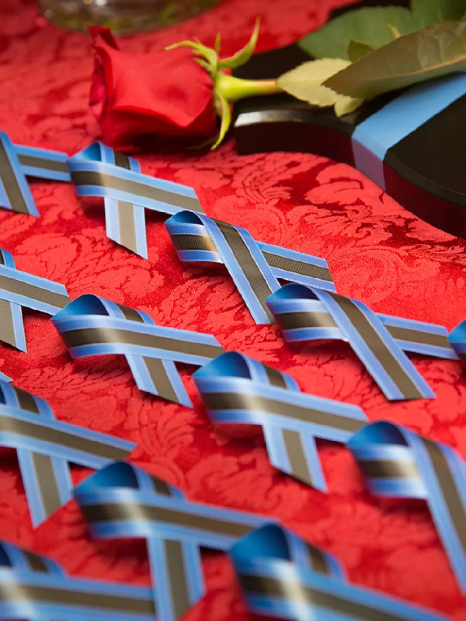 Ribbons displayed at the Annual National Peace Officers' Memorial Service.