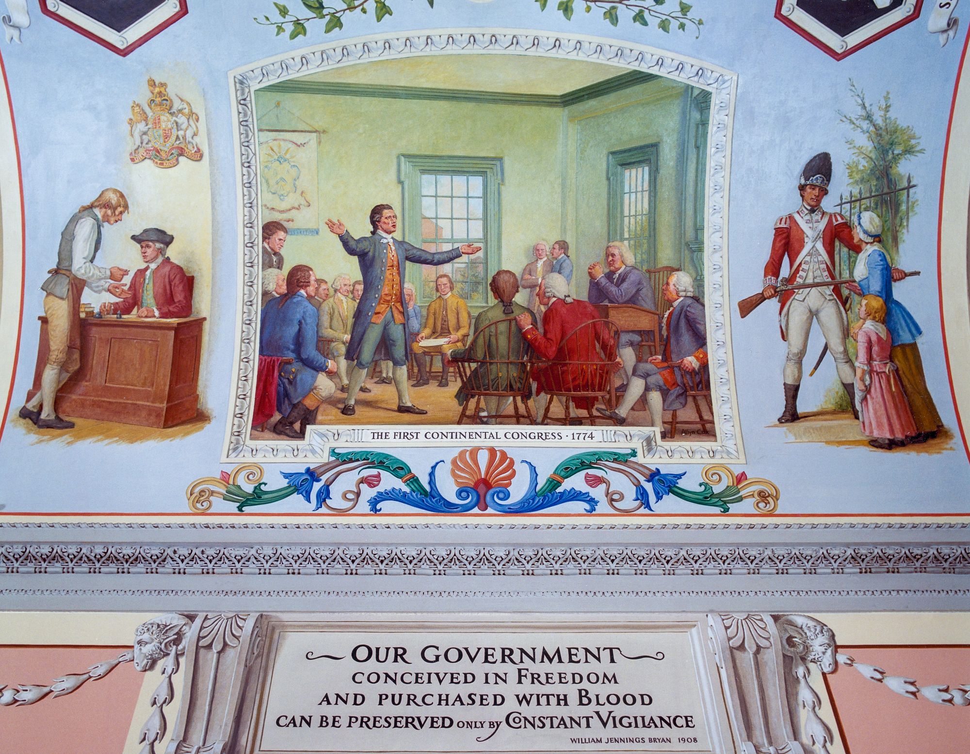 The First Continental Congress 1774 Architect Of The Capitol