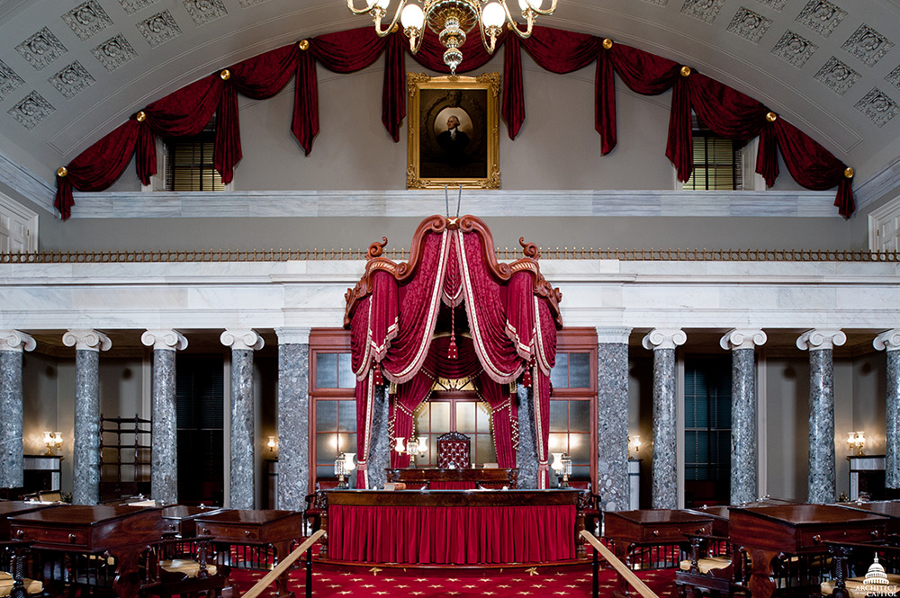 Image result for old senate chamber