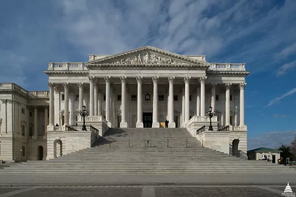 The Senate wing of the United States Capitol.