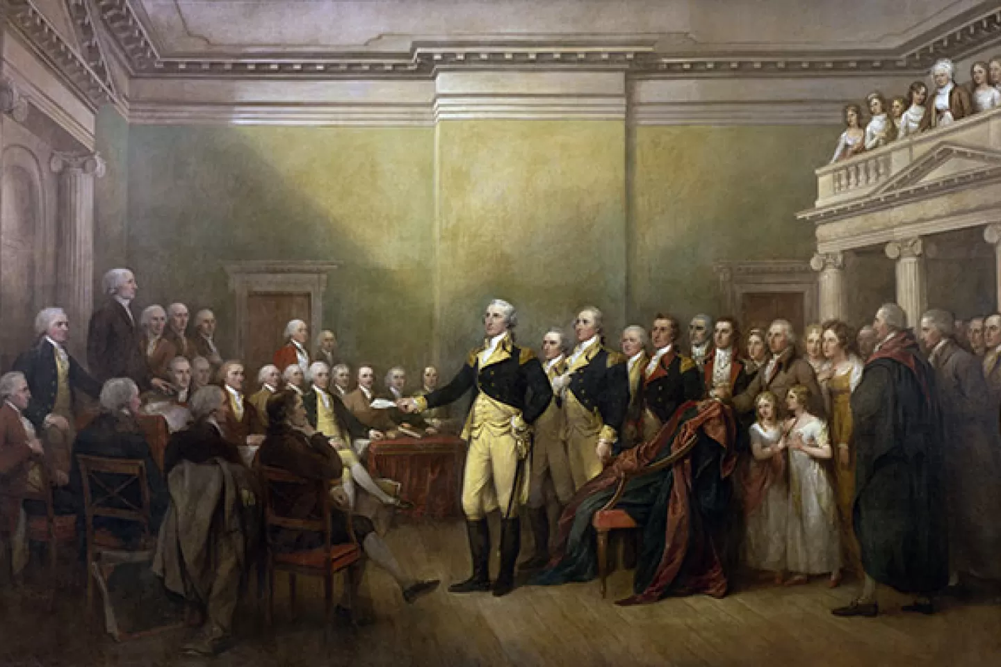 General George Washington Resigning His Commission AOC