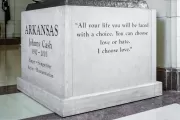 "All your life you will be faced with a choice. You can choose love or hate. I choose love."