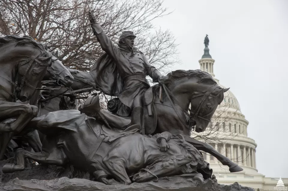 Restored Bronze of the Grant Memorial