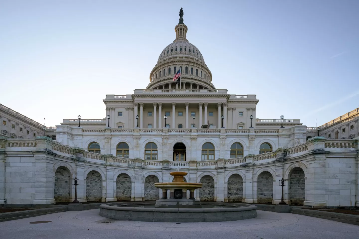 View of the U.S. Capitol's West Front.