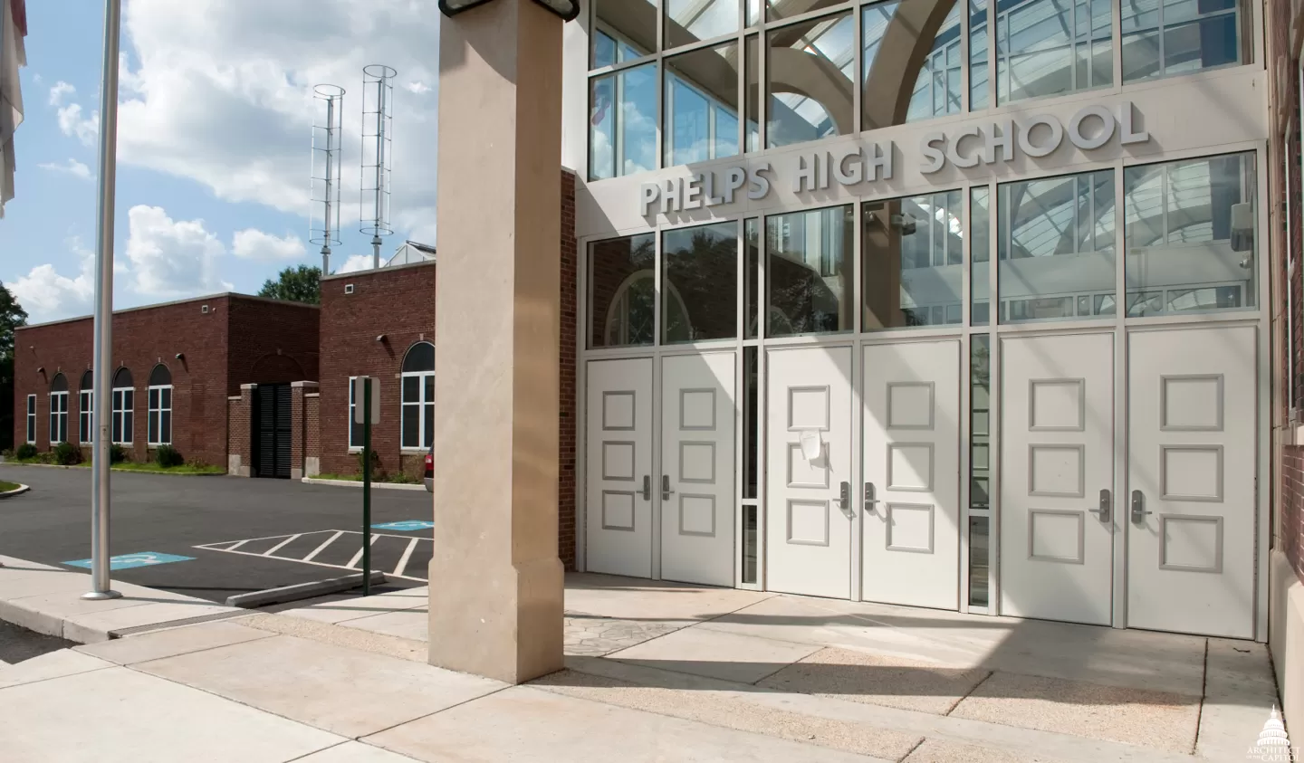 Entrance to a building.