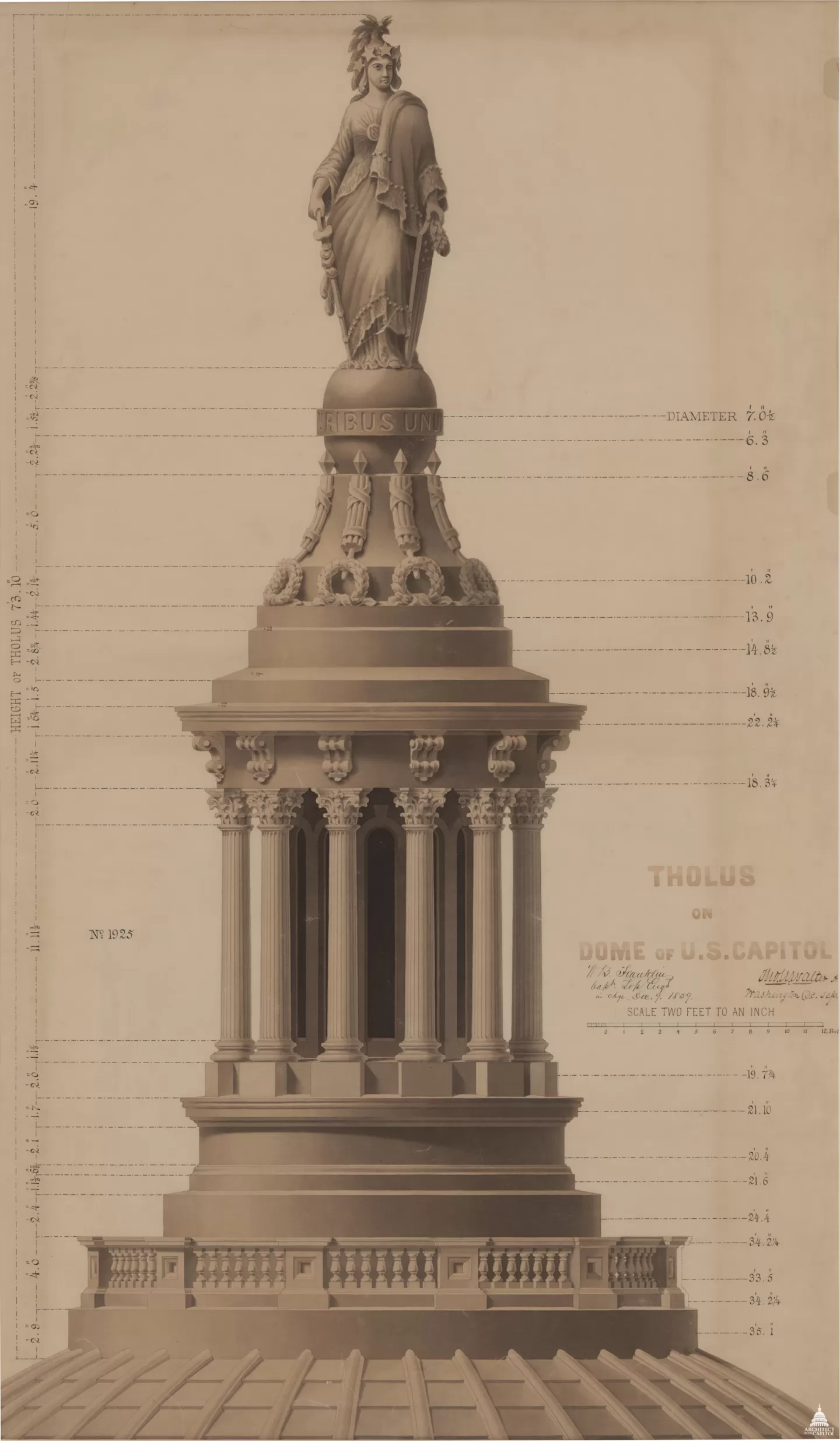 Statue of Freedom  Architect of the Capitol