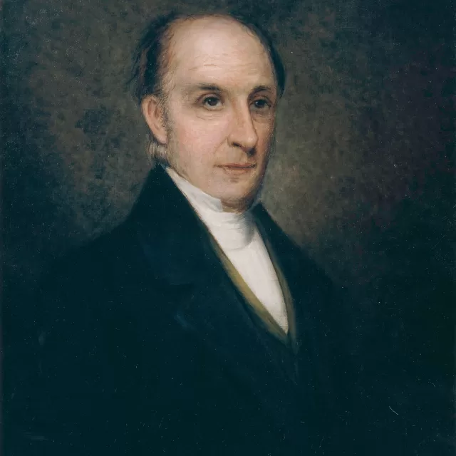 Painted portrait of Charles Bulfinch, Third Architect of the Capitol
