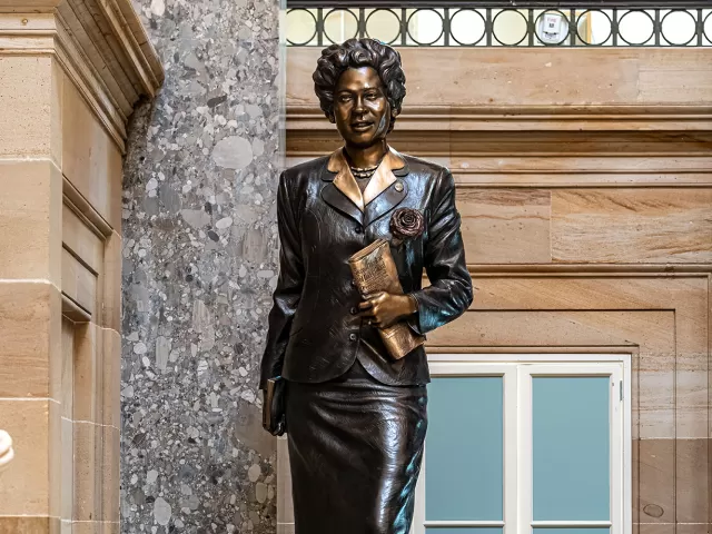 Statue in the U.S. Capitol.